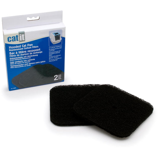 Catit Hooded Litter Tray Replacement Carbon Filters