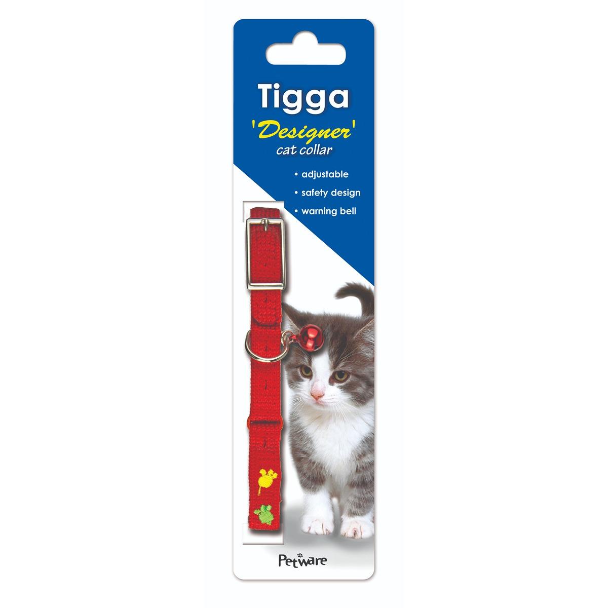 Tigga Footprint Cat Collar