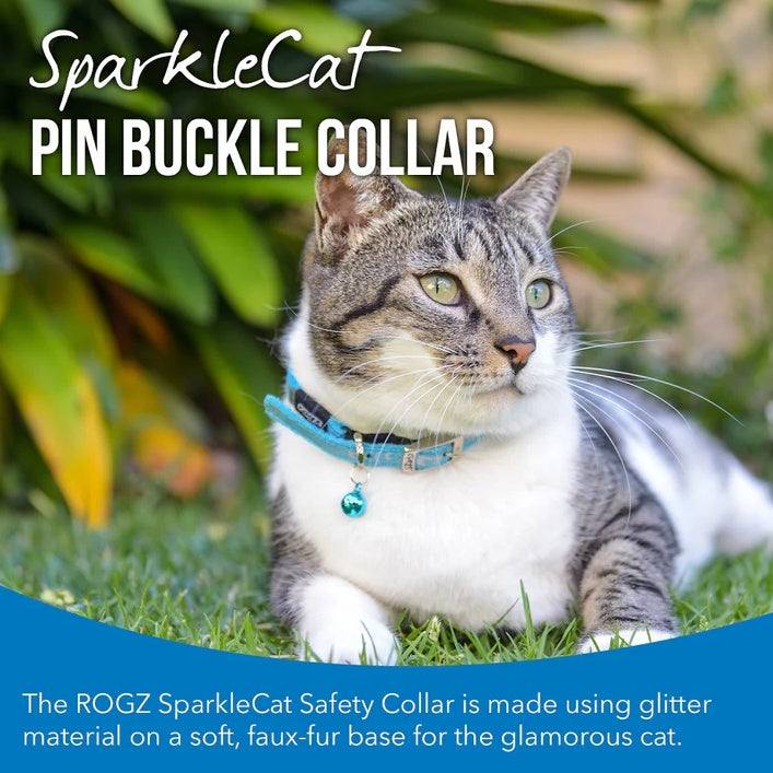 Rogz Sparklecat Safety Release Cat Collar
