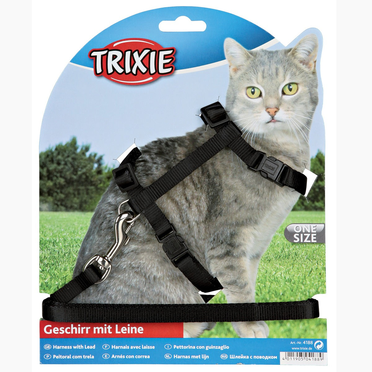 Trixie Adjustable Cat Harness & Lead Set