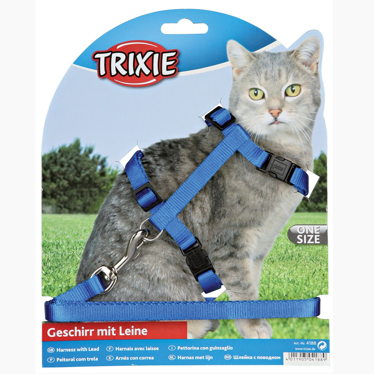 Trixie Adjustable Cat Harness & Lead Set