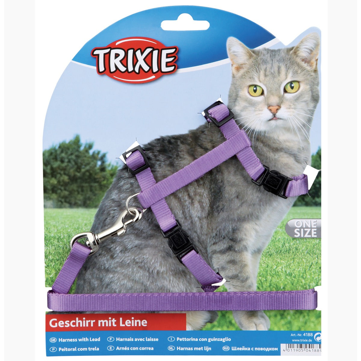 Trixie Adjustable Cat Harness & Lead Set