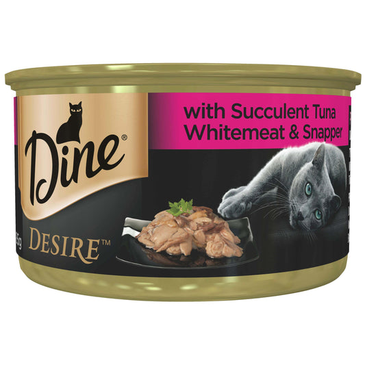 Dine Desire Tuna Whitemeat & Snapper Wet Cat Food