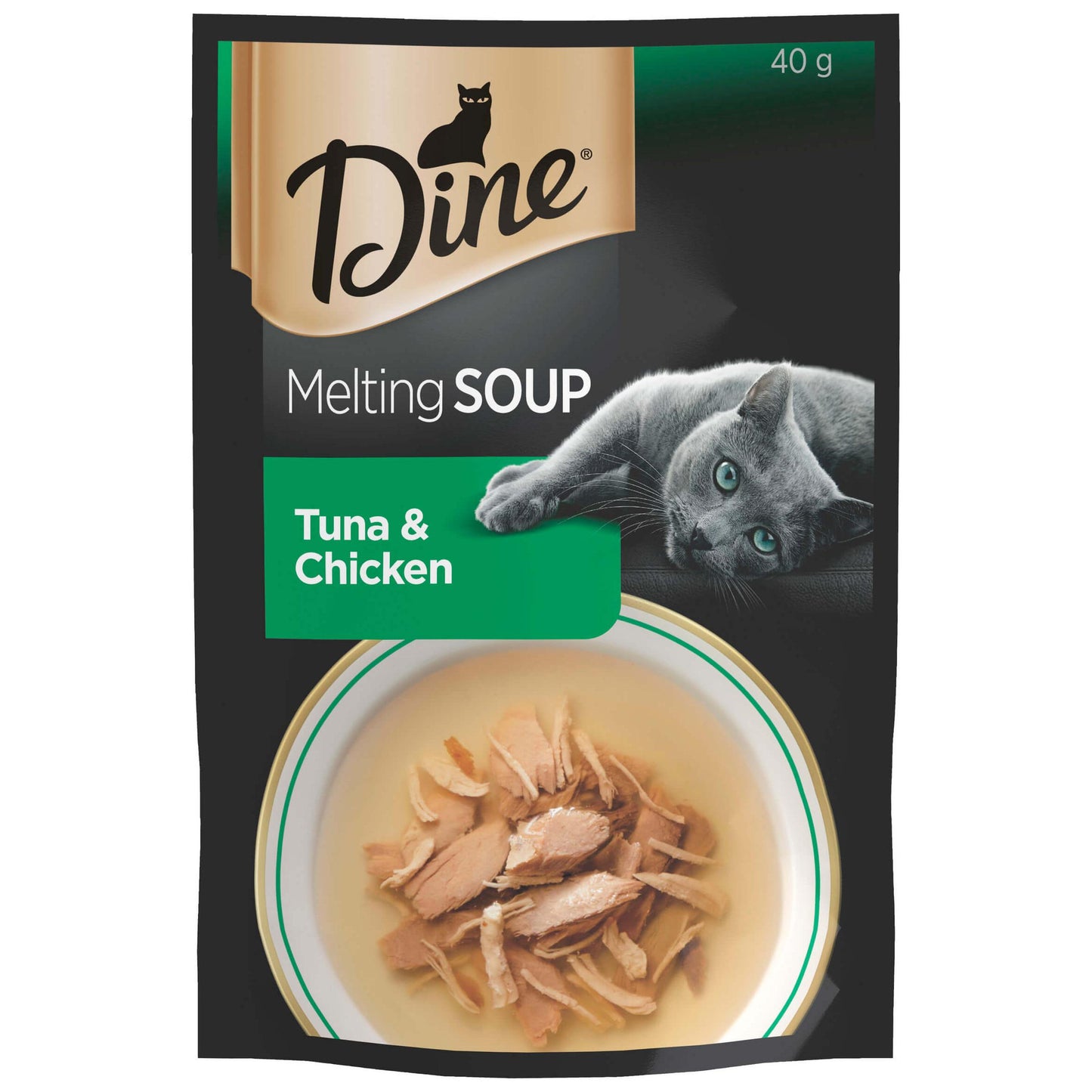 Dine Bonito & Chicken Melting Soup Wet Cat Food