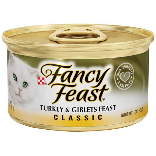 Fancy Feast Classic Pate Turkey & Giblets Wet Cat Food