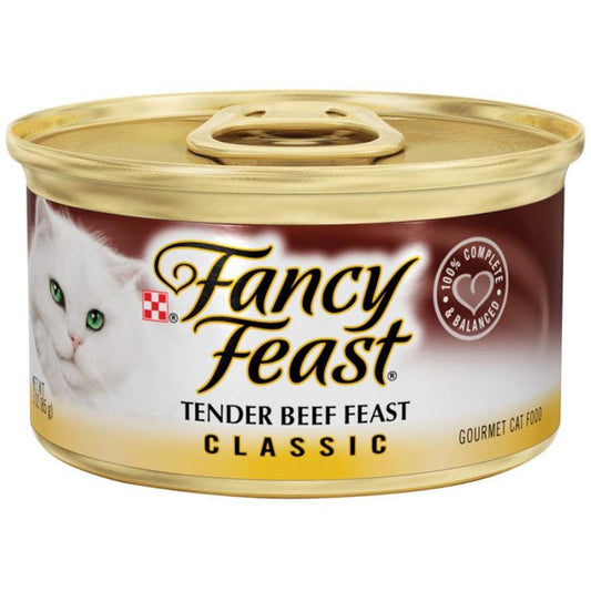 Fancy Feast Classic Pate Tender Beef Wet Cat Food