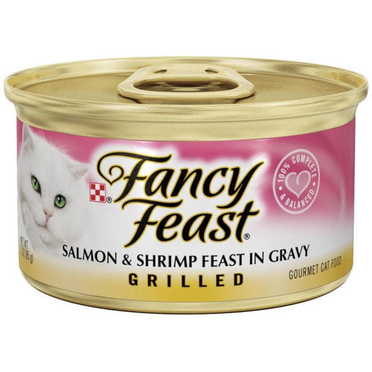 Fancy Feast Grilled Salmon & Shrimp Wet Cat Food