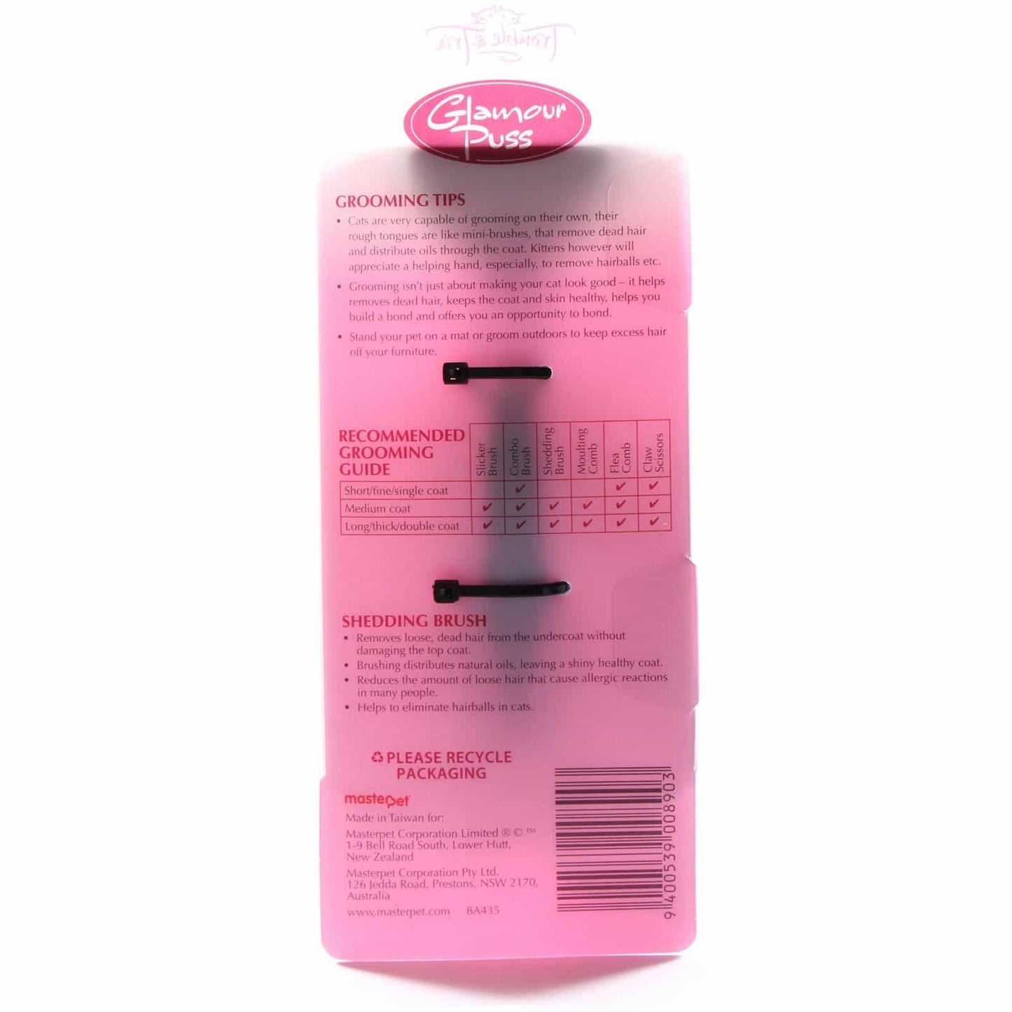 GlamourPuss Shedding Brush
