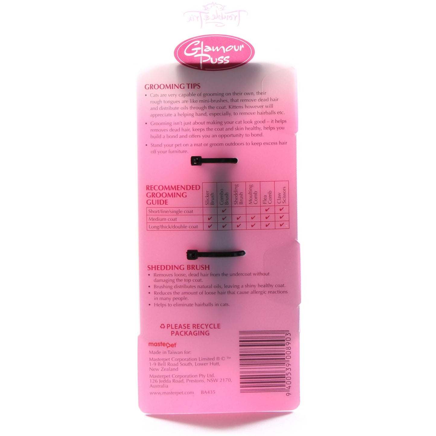 GlamourPuss Shedding Brush