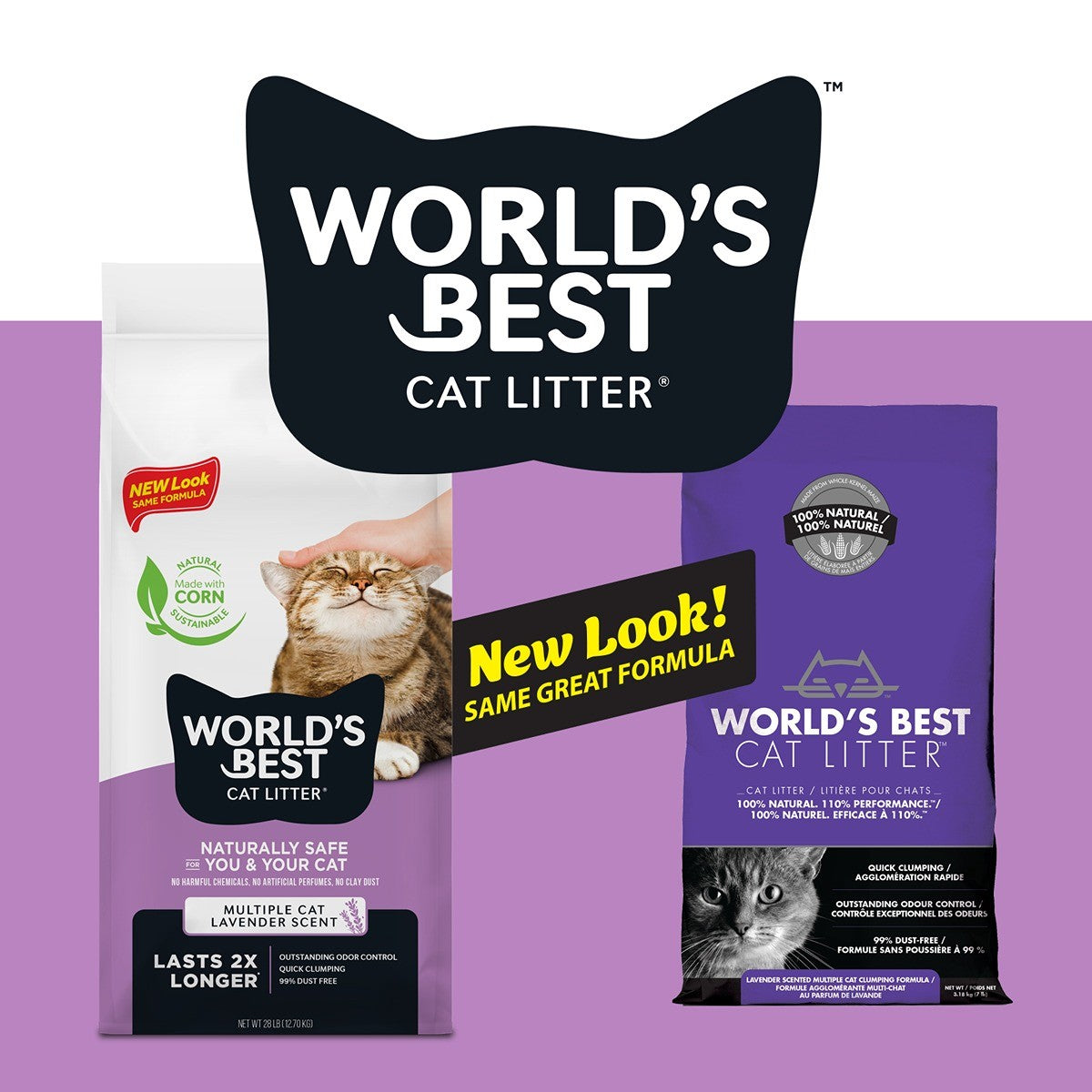 Worlds Best Lavender Cat Litter
