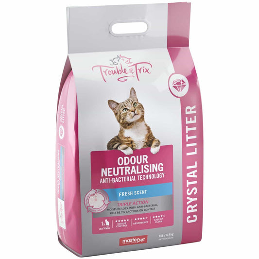 Trouble & Trix Odour Neutralising Anti-Bacterial Crystal Litter