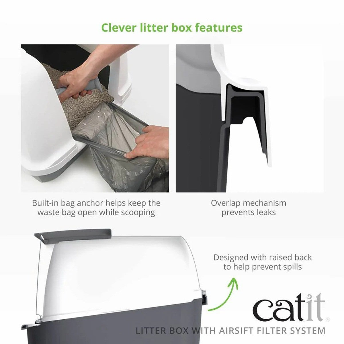Catit Airsift Hooded Litter Tray