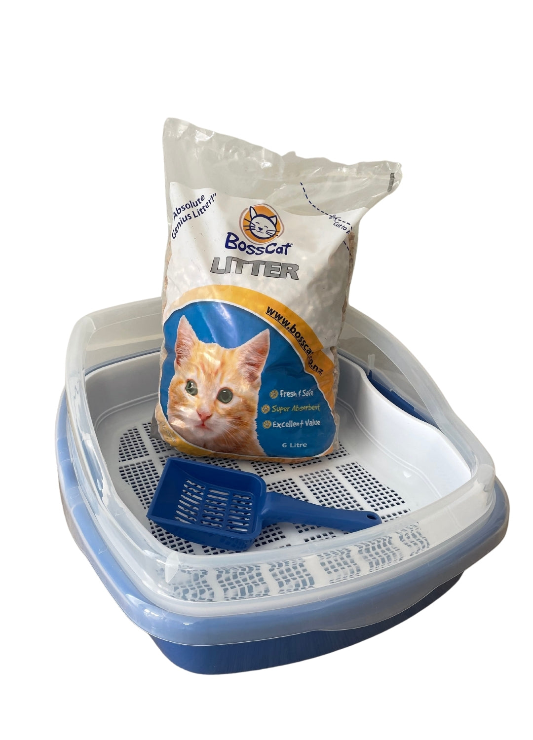 Bosscat Deluxe Litter Tray Combo
