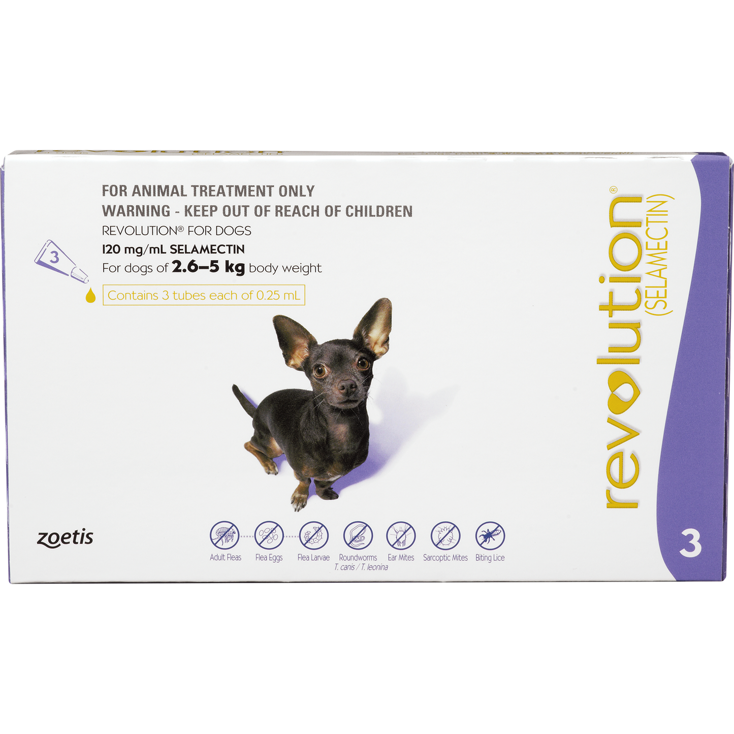 Revolution Spot-On Flea Treatment for Extra Small Dogs 2.5-5kg