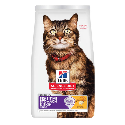 Hill's Science Diet Sensitive Stomach & Skin Adult Dry Cat Food