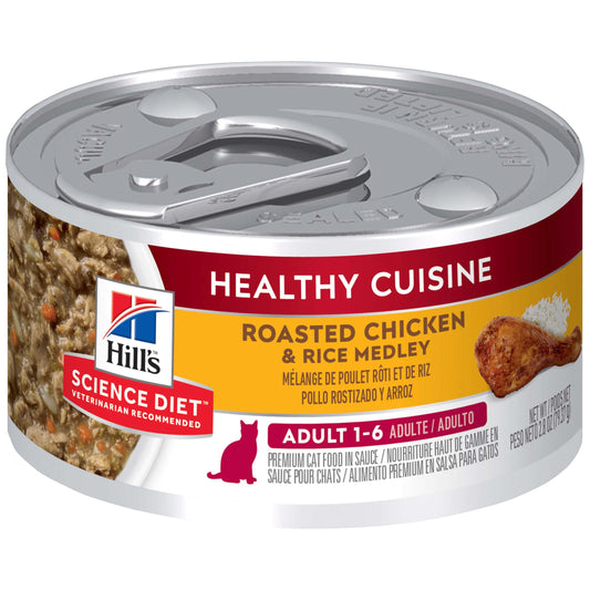 Hill's Science Diet Roasted Chicken & Rice Medley Wet Cat Food