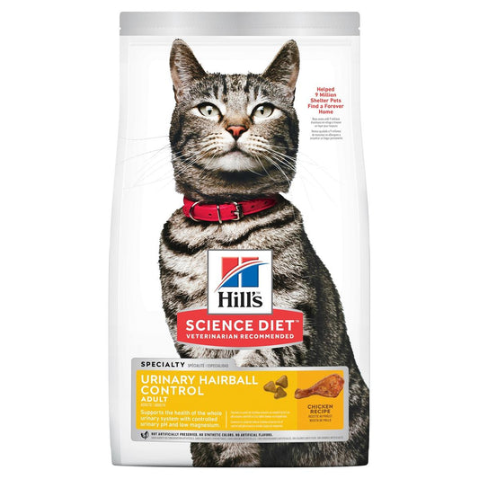 Hill's Science Diet Urinary Hairball Control Dry Cat Food