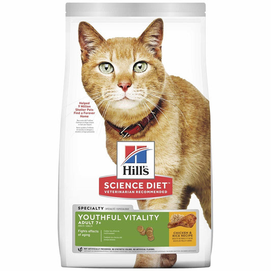 Hill's Science Diet Senior Cat Youthful Vitality 7+ Years Dry Cat Food