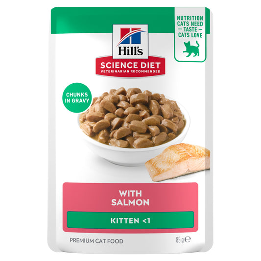 Hill's Science Diet Kitten Salmon Wet Cat Food