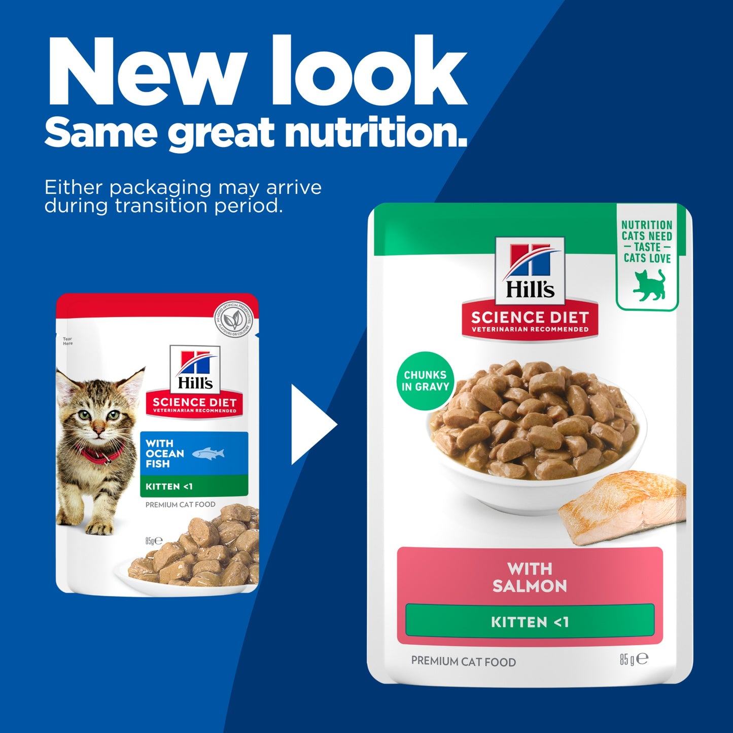 Hill's Science Diet Kitten Salmon Wet Cat Food