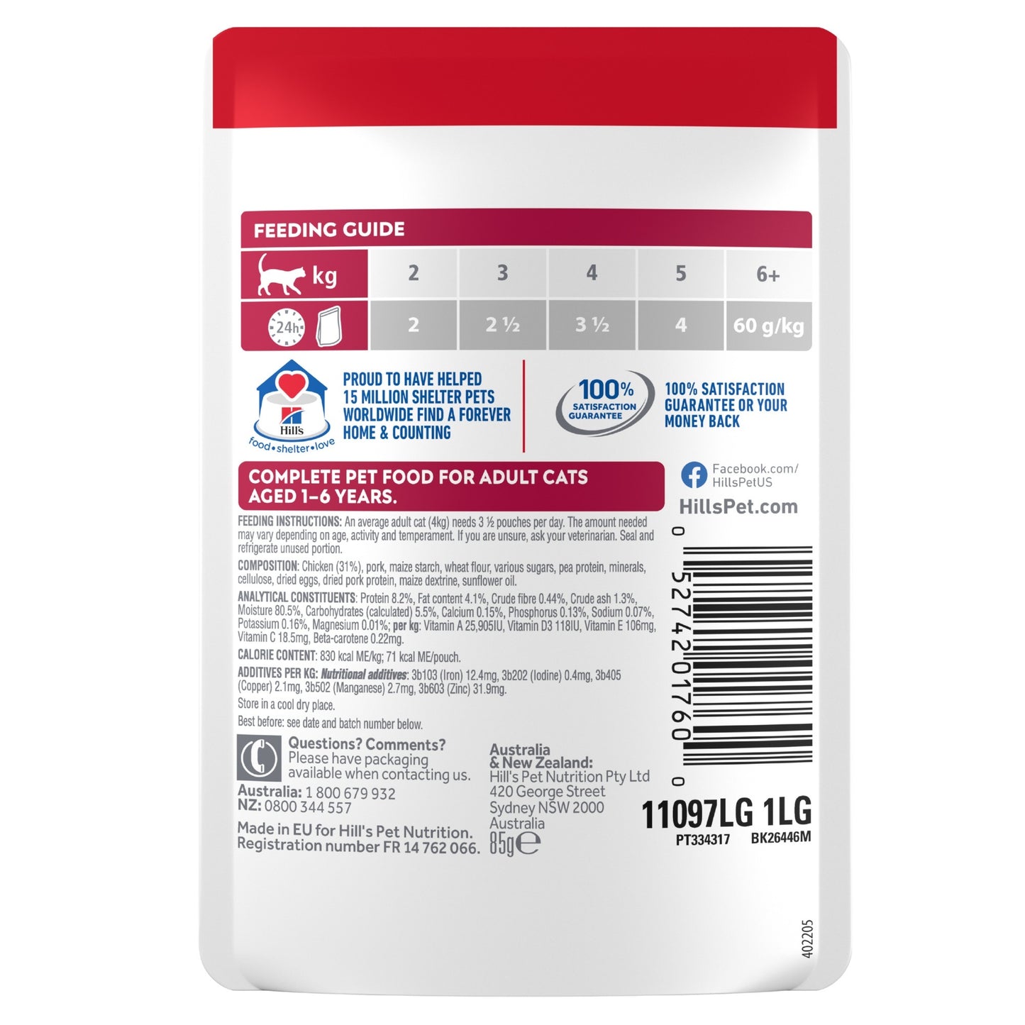 Hill's Science Diet Adult Chicken Wet Cat Food