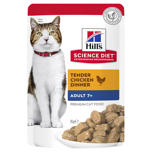 Hill's Science Diet Mature Adult 7+ Chicken Wet Cat Food