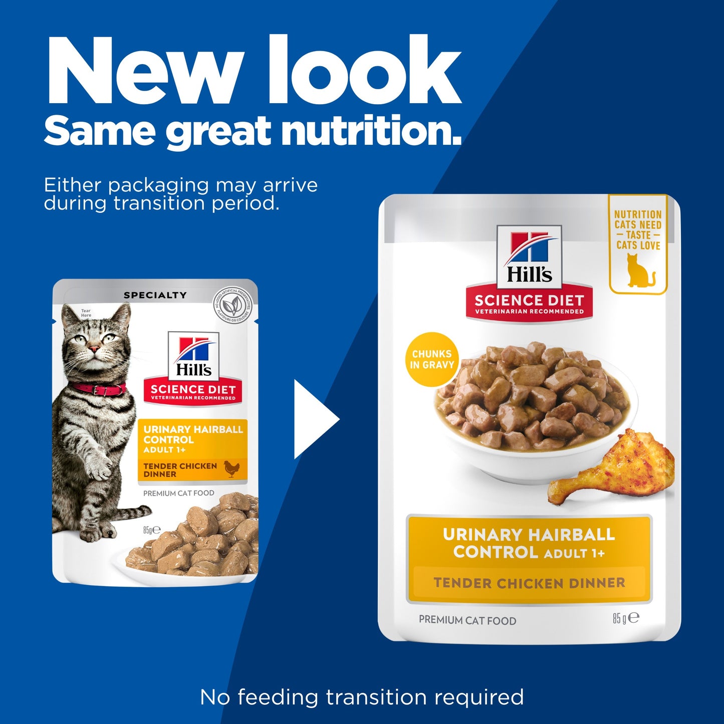 Hill's Science Diet Adult Urinary & Hairball Control Wet Cat Food