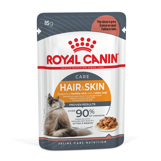 Royal Canin Hair & Skin Care in Gravy Wet Cat Food