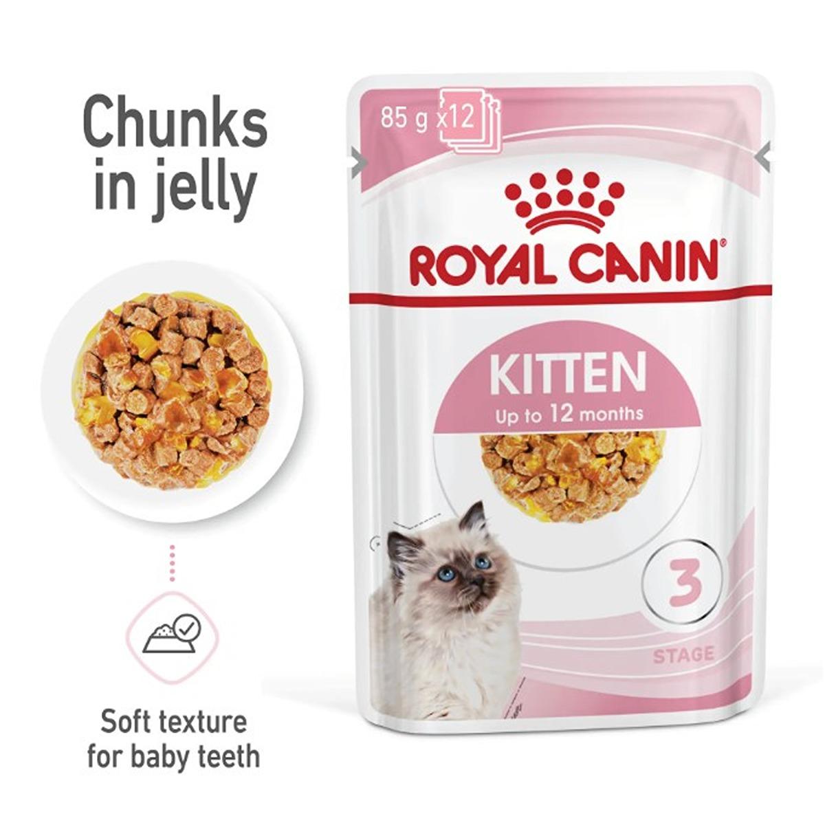 Royal Canin Kitten Instinctive Jelly Wet Food