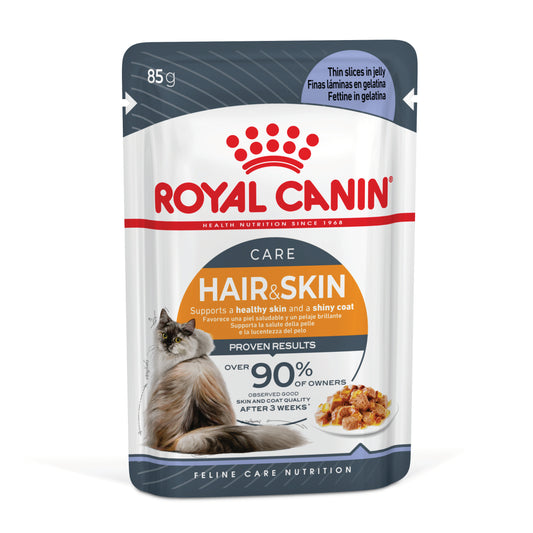 Royal Canin Hair & Skin Care Jelly Wet Cat Food