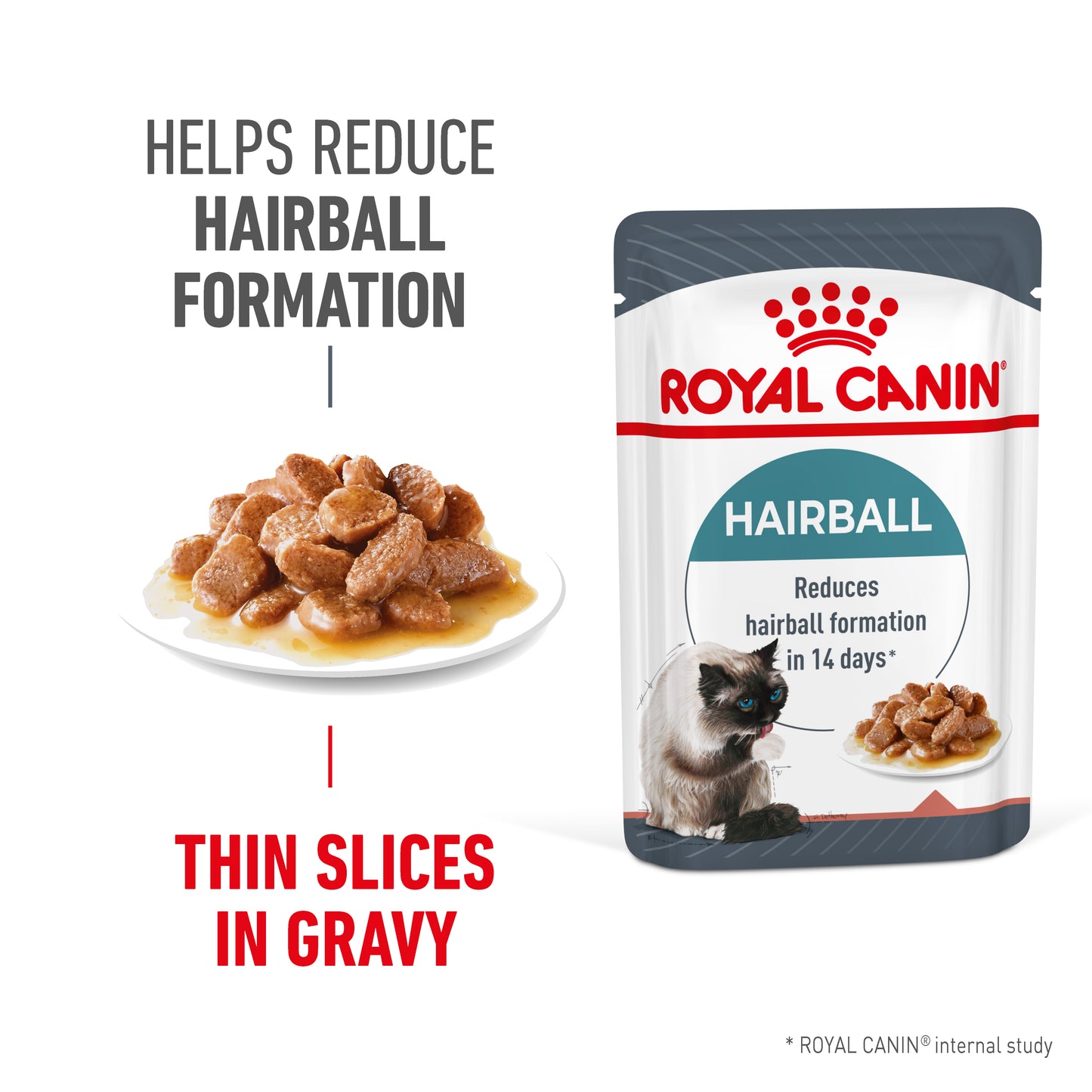 Royal Canin Hairball Care in Gravy Wet Cat Food