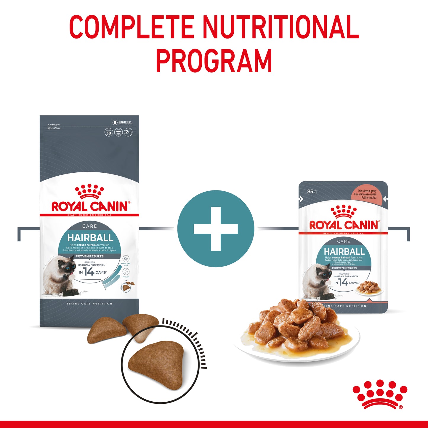 Royal Canin Hairball Care in Gravy Wet Cat Food