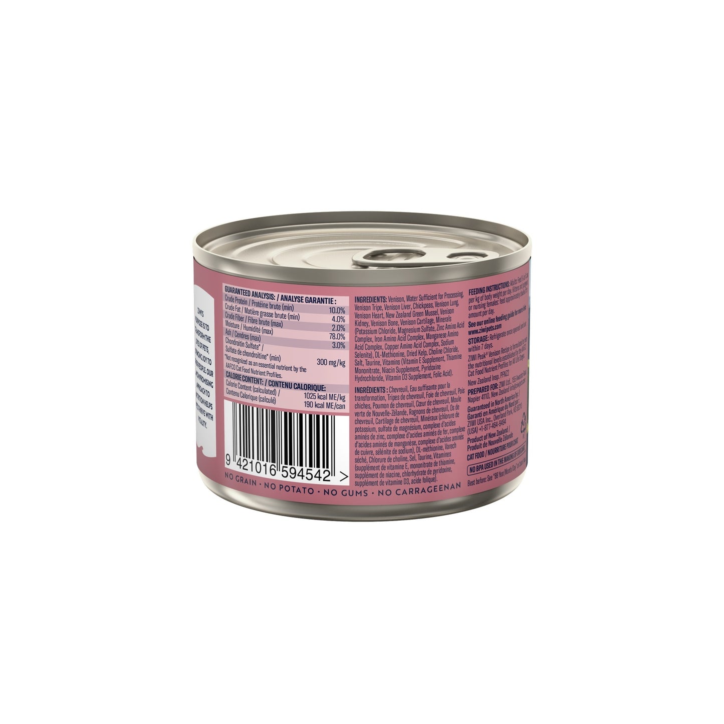Ziwi Peak Venison Recipe Wet Cat Food