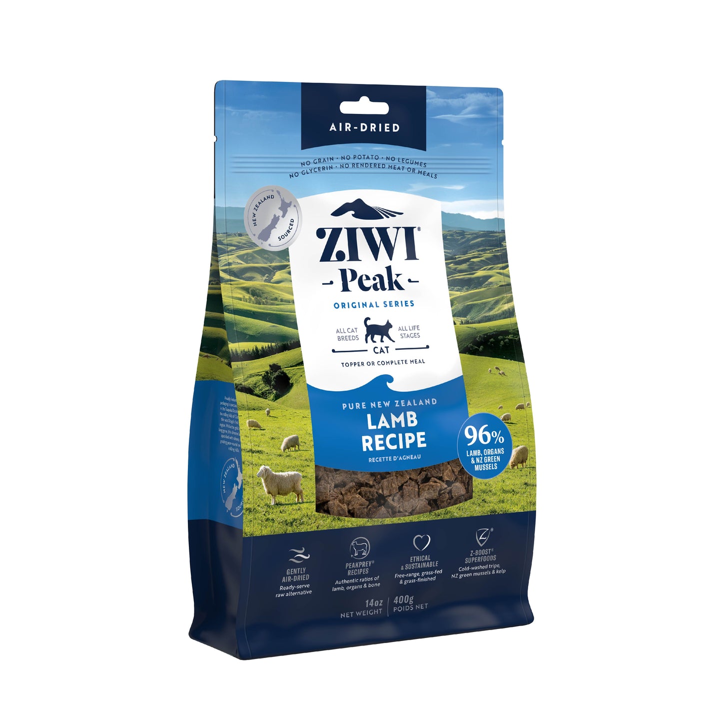 Ziwi Peak Lamb Air Dried Dry Cat Food