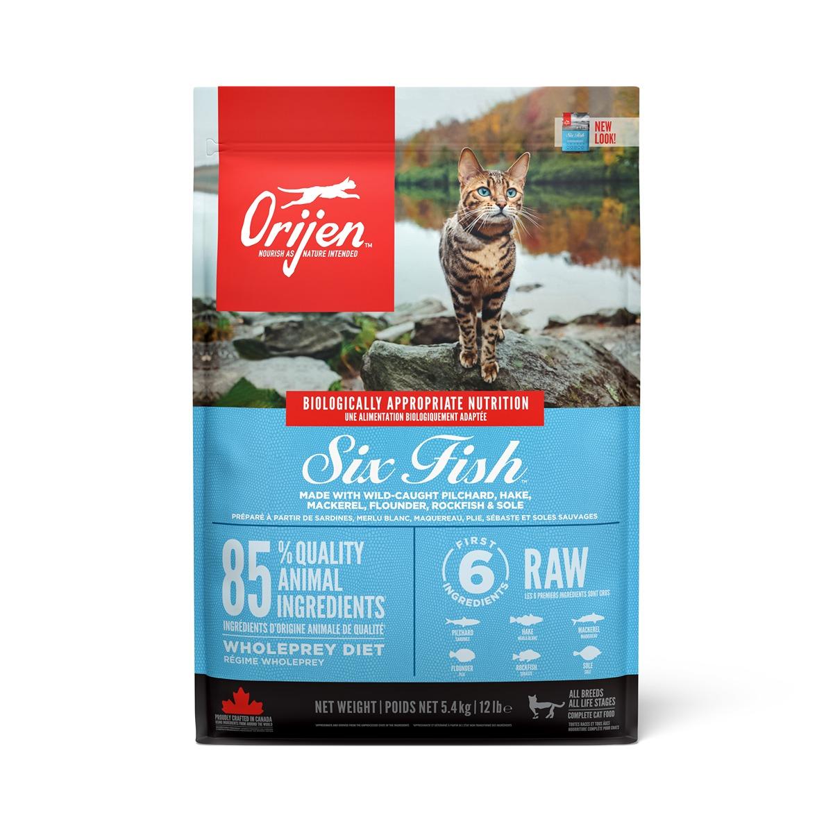 ORIJEN Six Fish Dry Cat Food