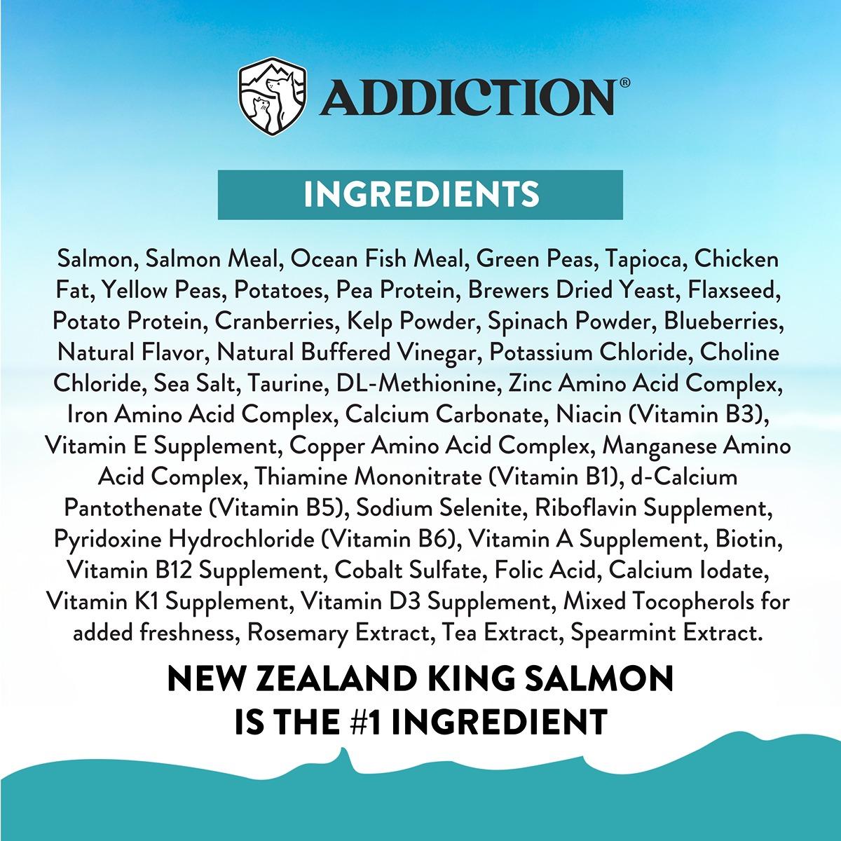 Addiction Salmon Bleu Skin & Coat Dry Cat Food