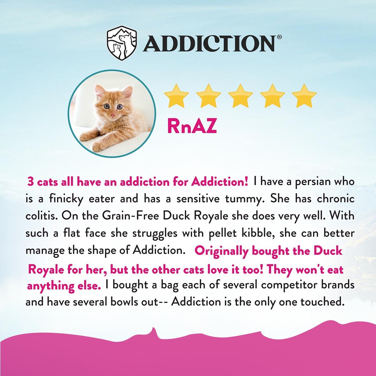 Addiction Duck Royale Entrée Feline Beauty Skin & Coat Dry Cat Food