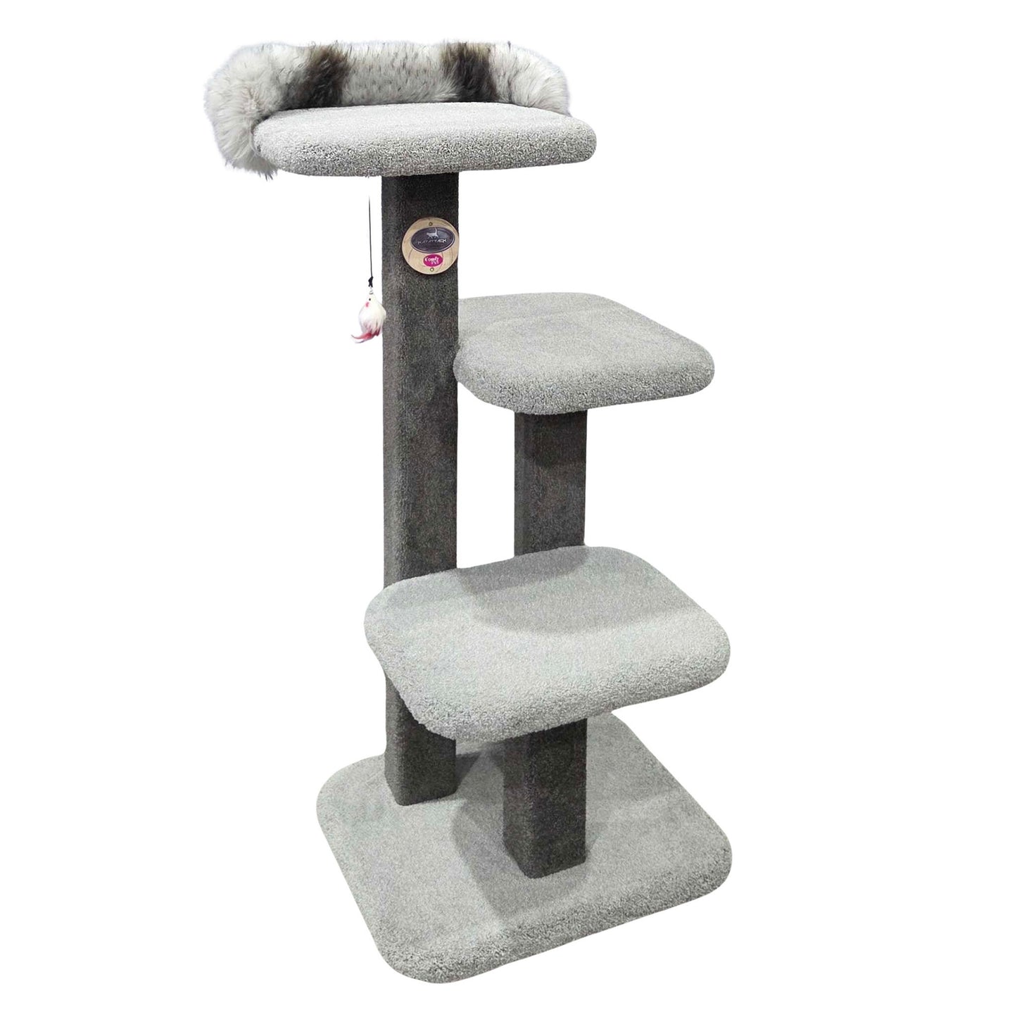 KatAttack Chicago 3 Level Cat Tower