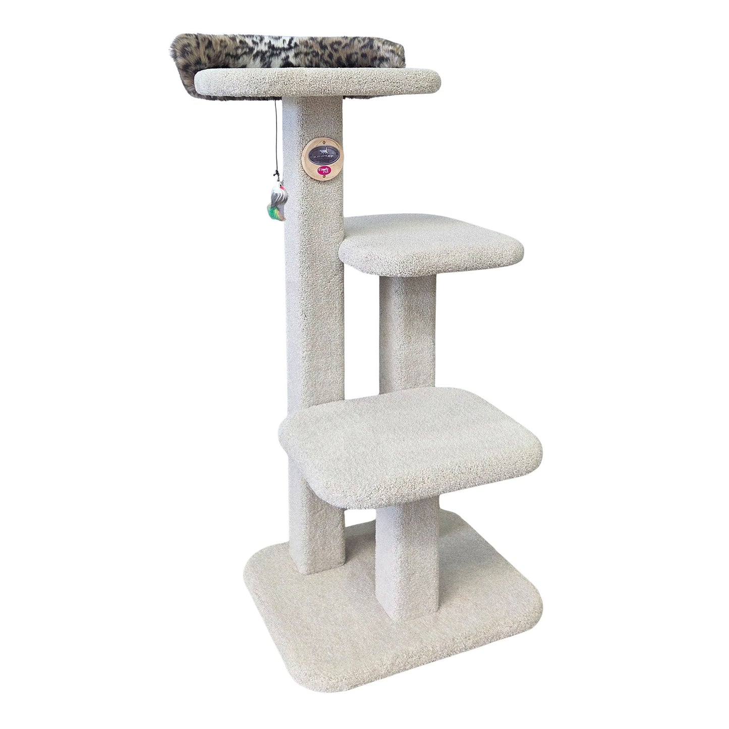 KatAttack Chicago 3 Level Cat Tower