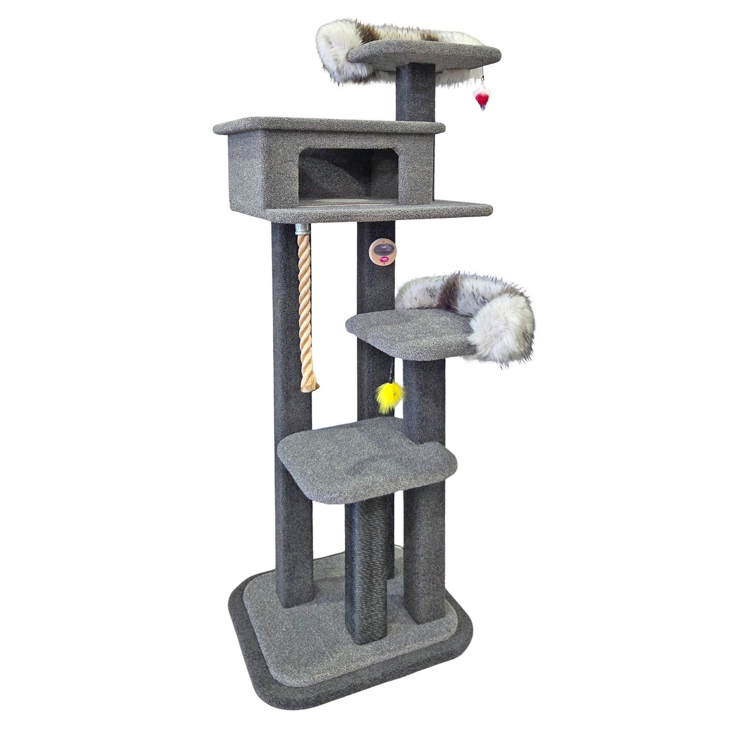 KatAttack New Yorker 4 Level Cat Tower