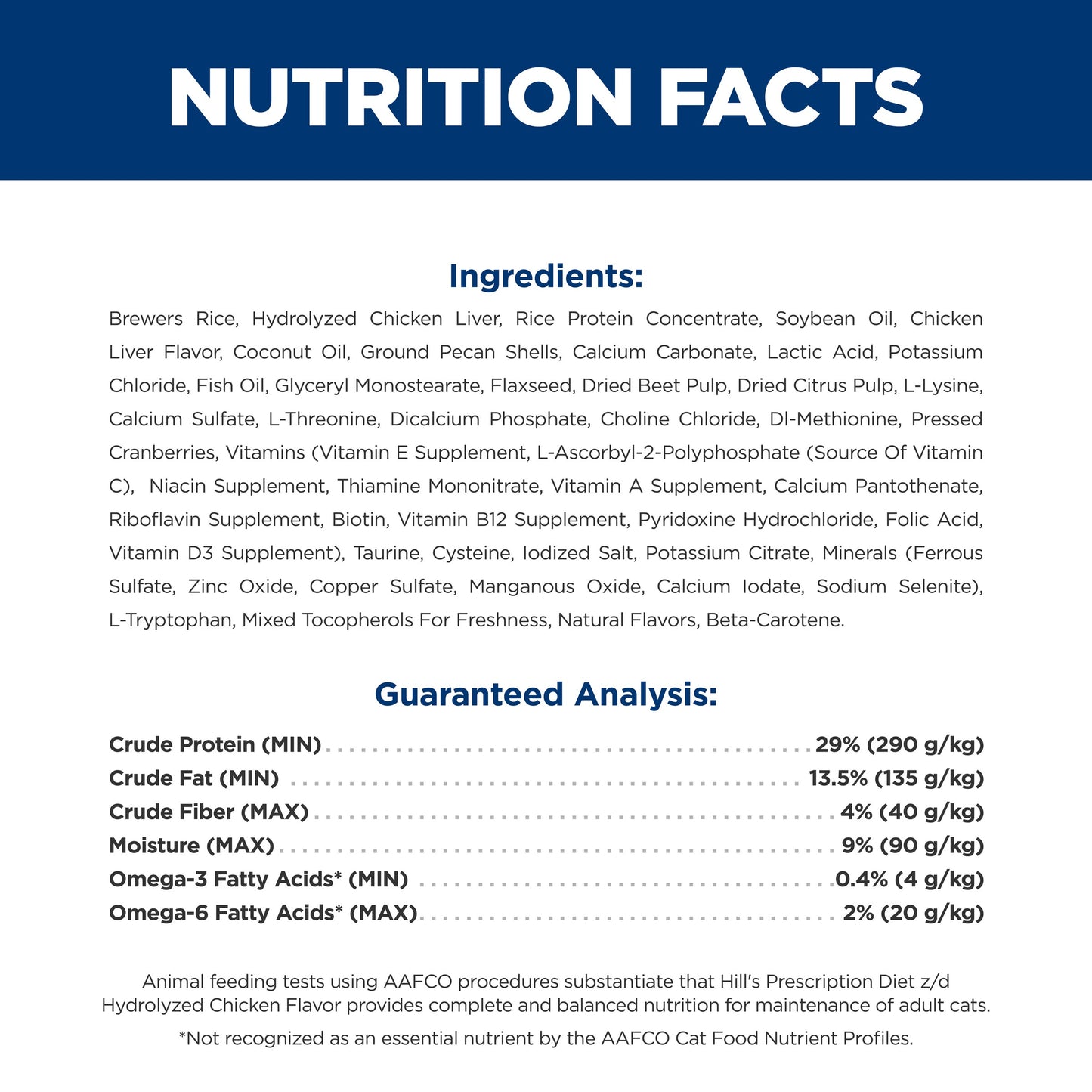 Hill's Prescription Diet z/d Skin & Food Sensitivities Dry Cat Food