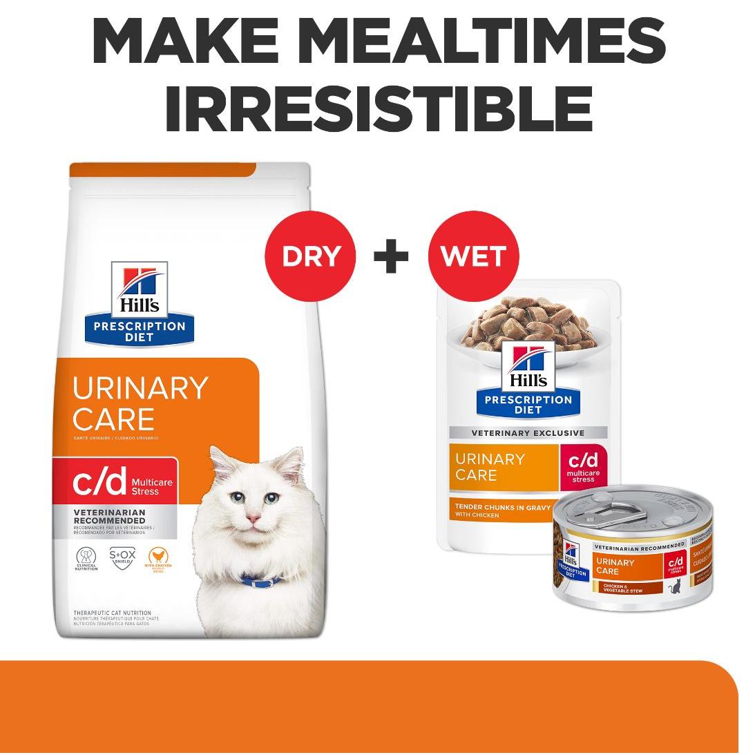 Hill's Prescription Diet c/d Multicare Stress Urinary Care Wet Cat Food