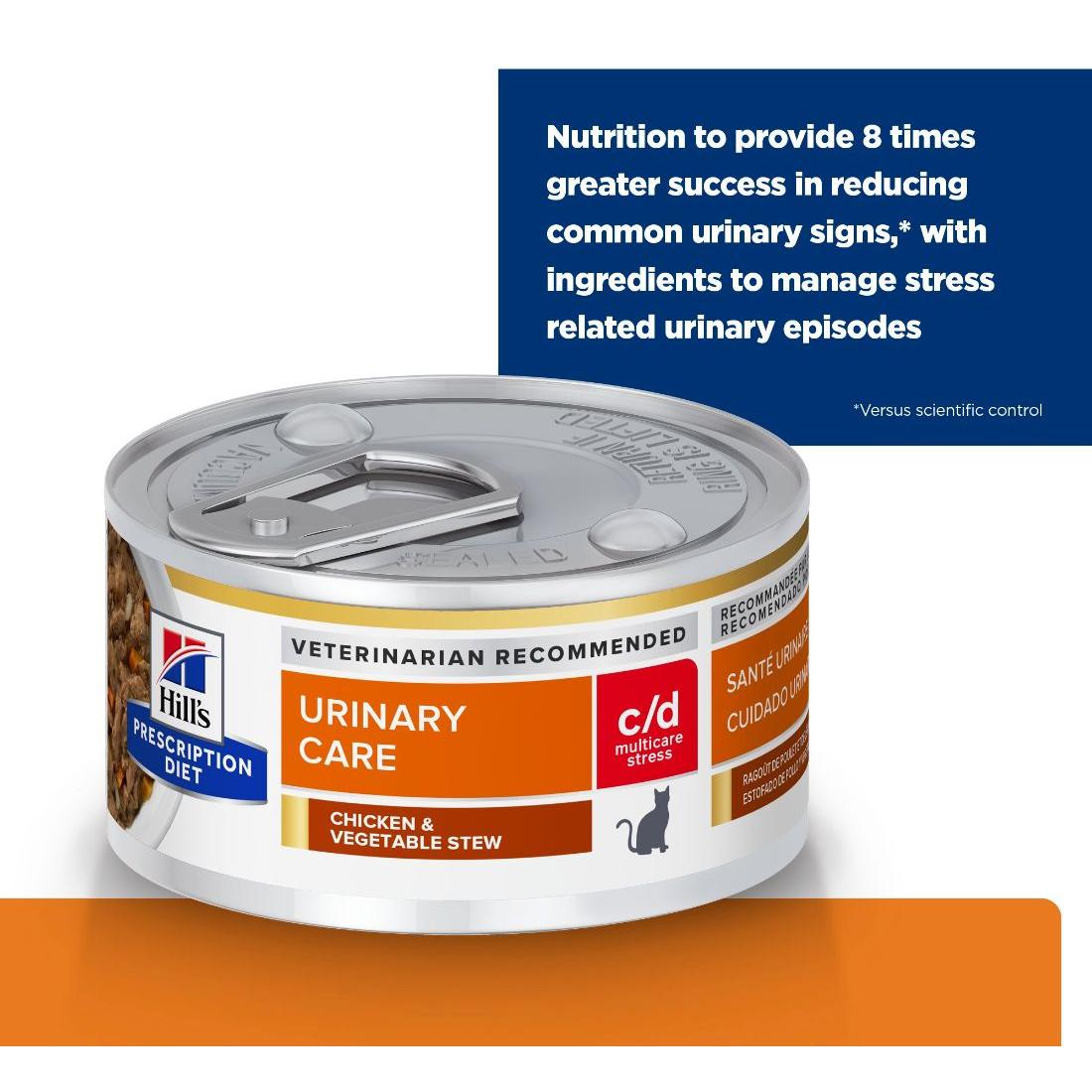 Hill's Prescription Diet c/d Multicare Stress Urinary Care Wet Cat Food