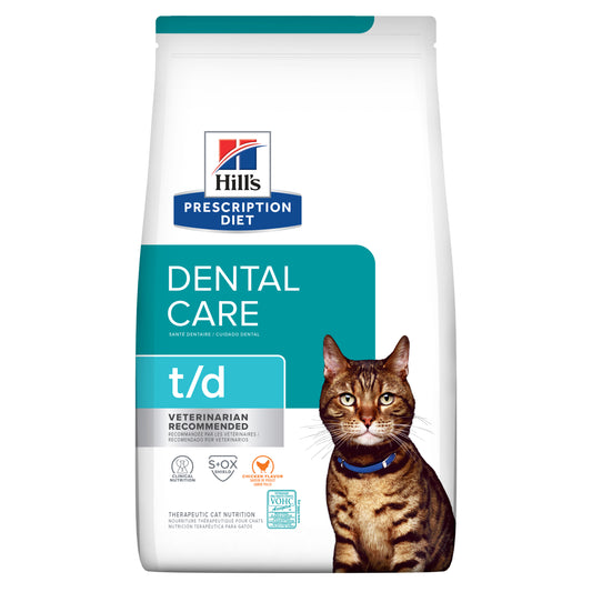 Hill's Prescription Diet t/d Dental Care Chicken Dry Cat Food
