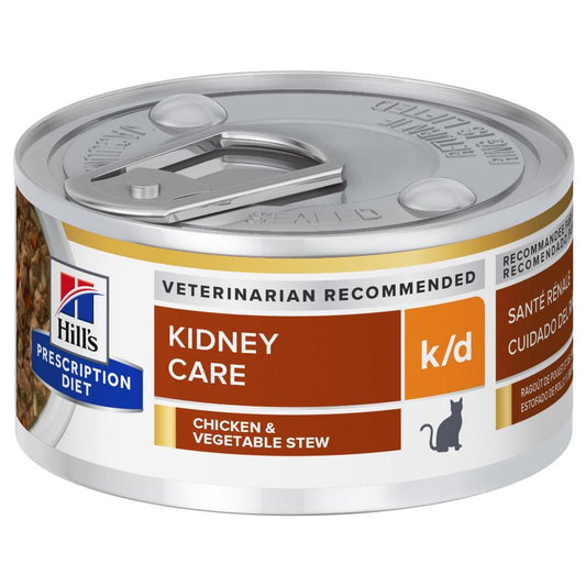 Hill's Prescription Diet k/d Kidney Care Chicken & Vegetable Stew Wet Cat Food