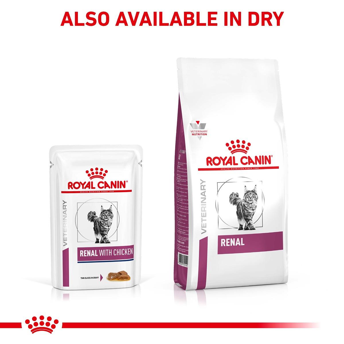 Royal Canin Vet Feline Renal with Chicken Wet Cat Food