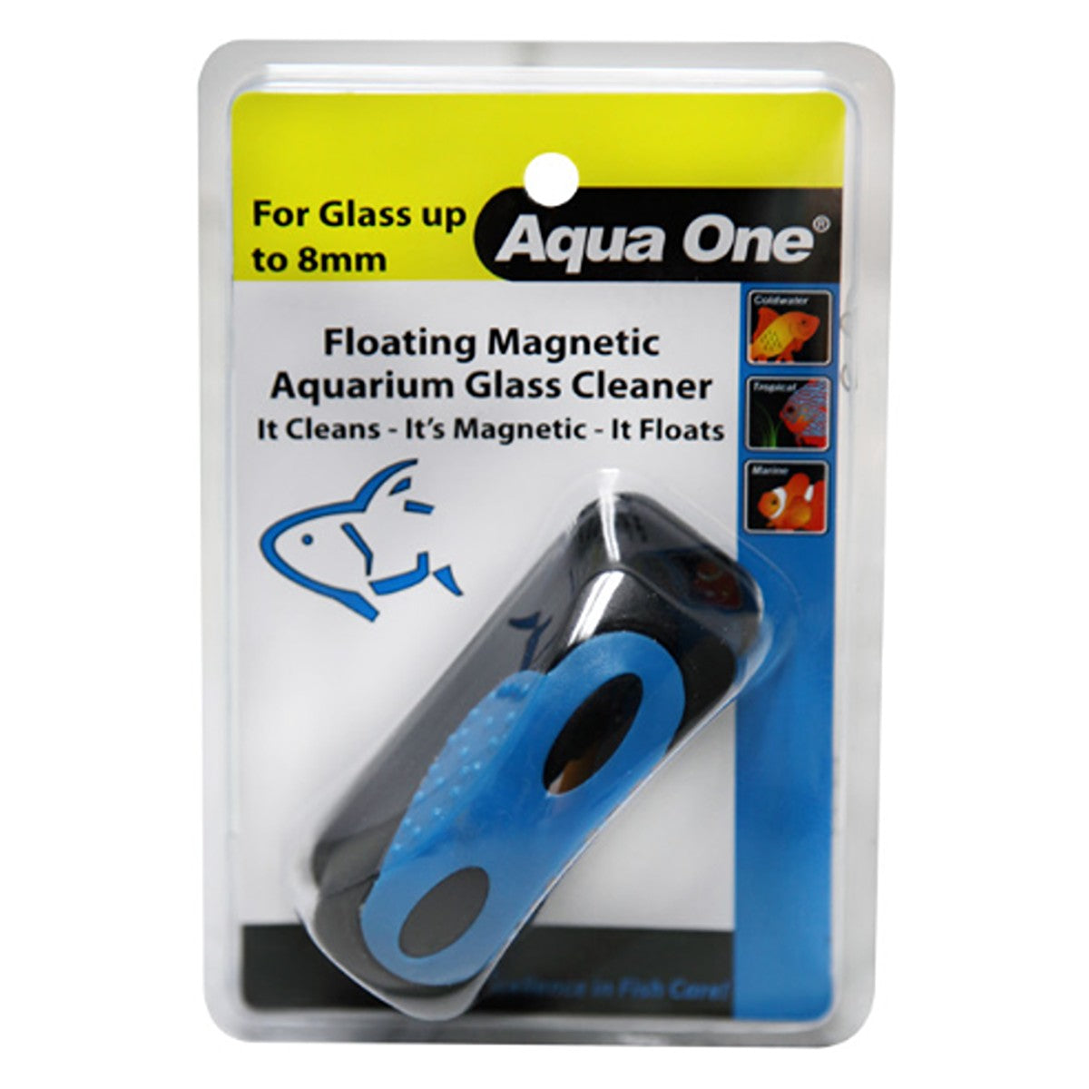 Aqua One Floating Magnet Aquarium Glass Cleaner