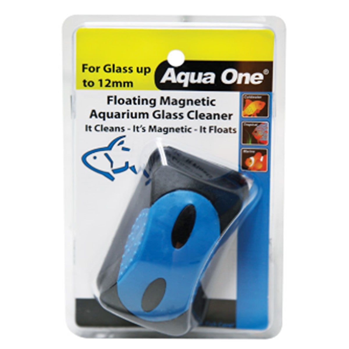 Aqua One Floating Magnet Aquarium Glass Cleaner