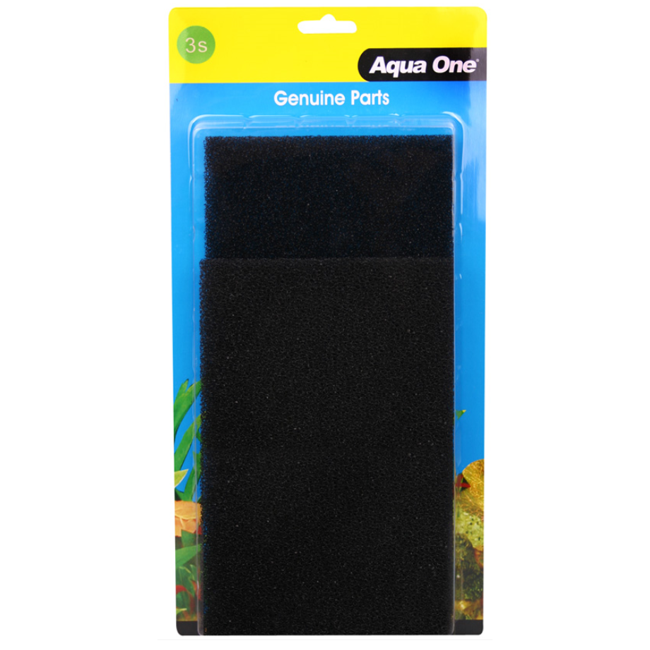 Aqua One Aquastyle Ar620 Black Sponge 3s