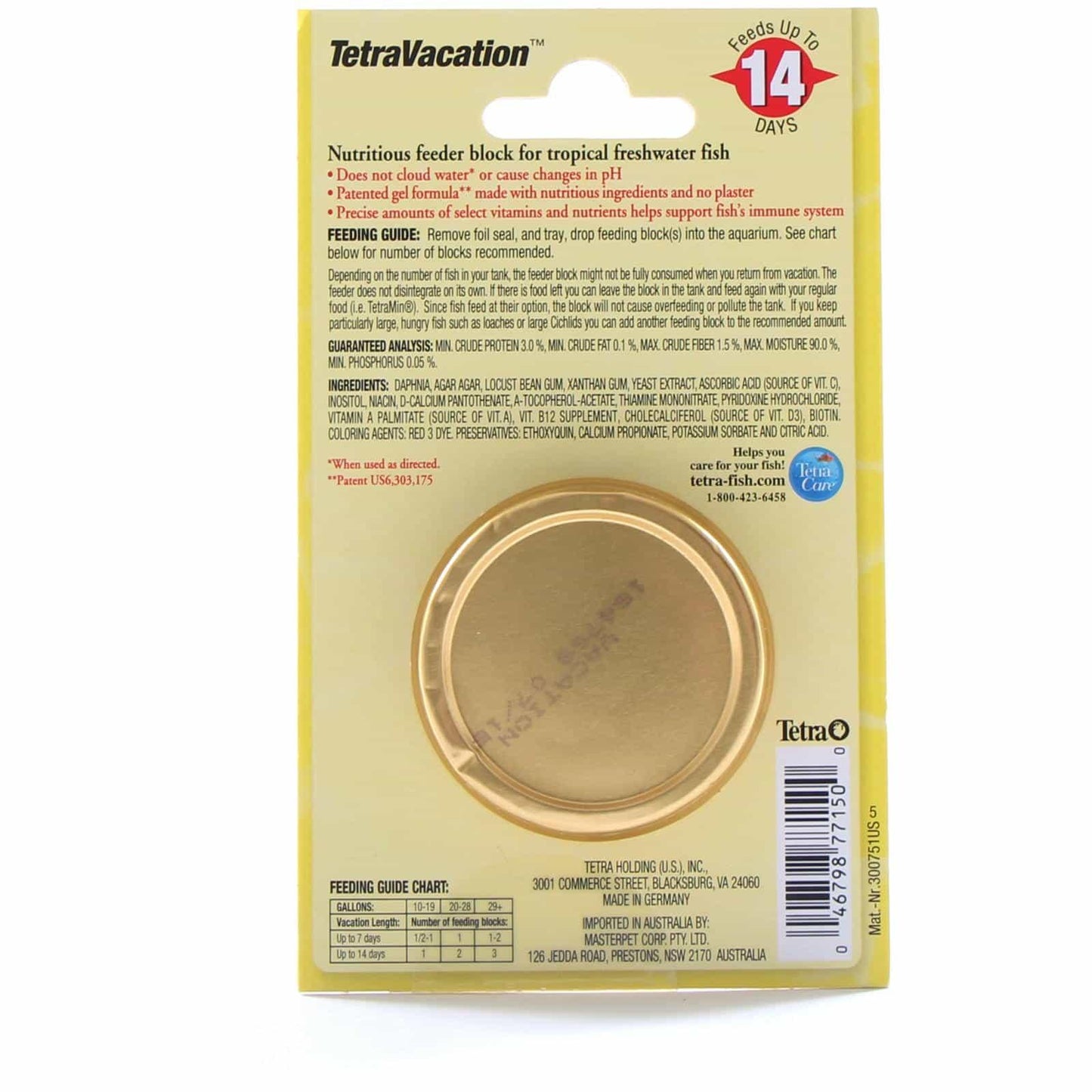 Tetra Vacation Tropical Slow Release Feeder